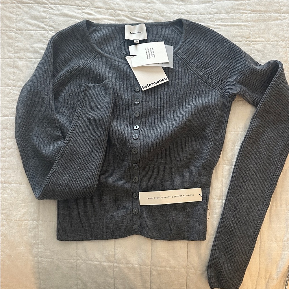 Reformation Meadow Regenerative Merino Cardigan